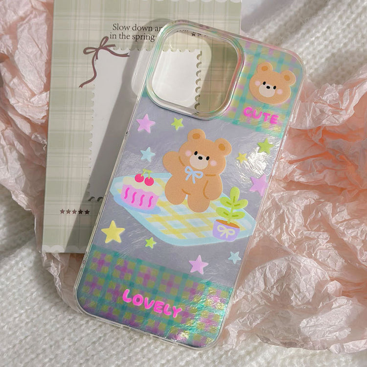 手機殼|15Promax可愛13卡通12適用iPhone14Pro冰川紋11蘋果16手機殼「WYB0955」25.02-1