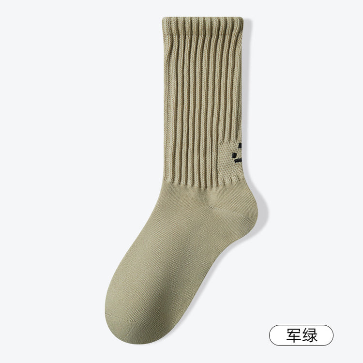 女襪|堆堆襪子女後跟卡通刺繡彈性中筒襪春秋季無骨防臭諸暨襪子批發「YH914」25.01-2
