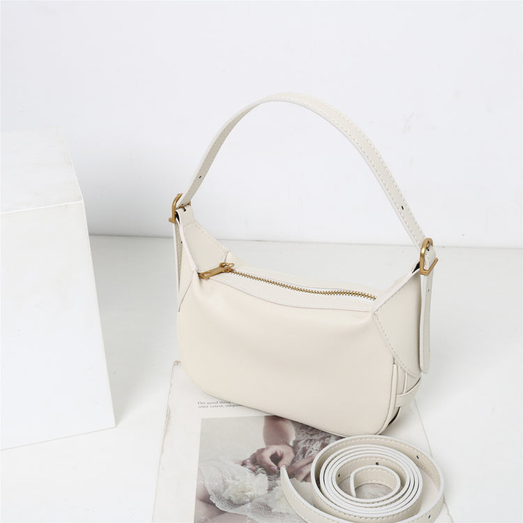 質感真皮|凱旋門romy腋下包2024新款復古真皮軟皮高級感單肩斜背小手提包女「6031」24.01-2