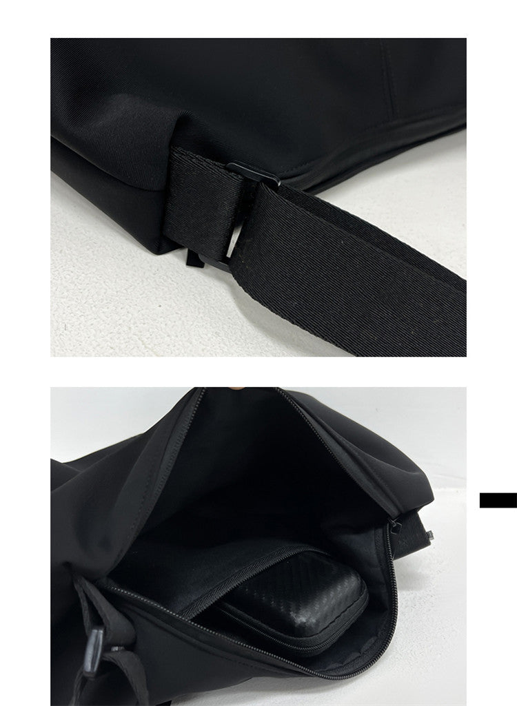 致青春|休閒簡約大容量托特包女2024新款潮流單肩包通勤純色斜挎包「80633-122」24.10-5