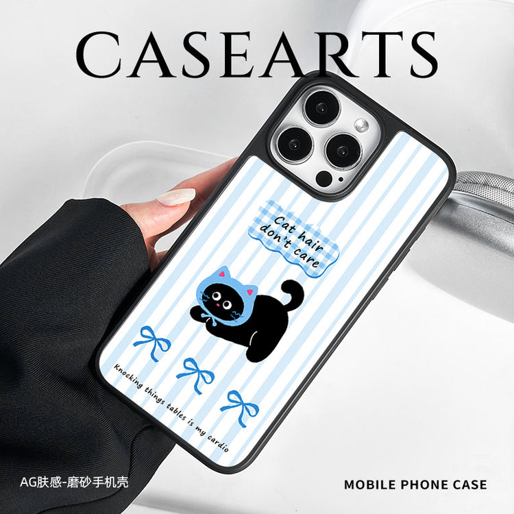 手機殼|iPhone16手機殼12適用15卡通14蘋果13Promax磁吸AG磨砂碳纖紋「WYB2010」25.05-1