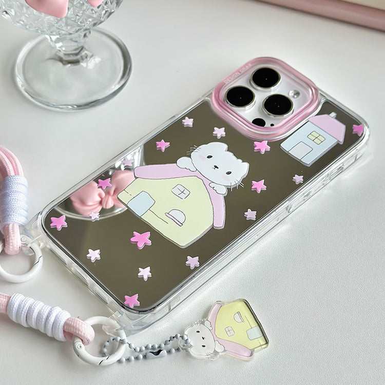 手機殼|蘋果15手機殼iPhone14pro適用12掛繩鏡面殼13promax卡通11「WL0038」24.07