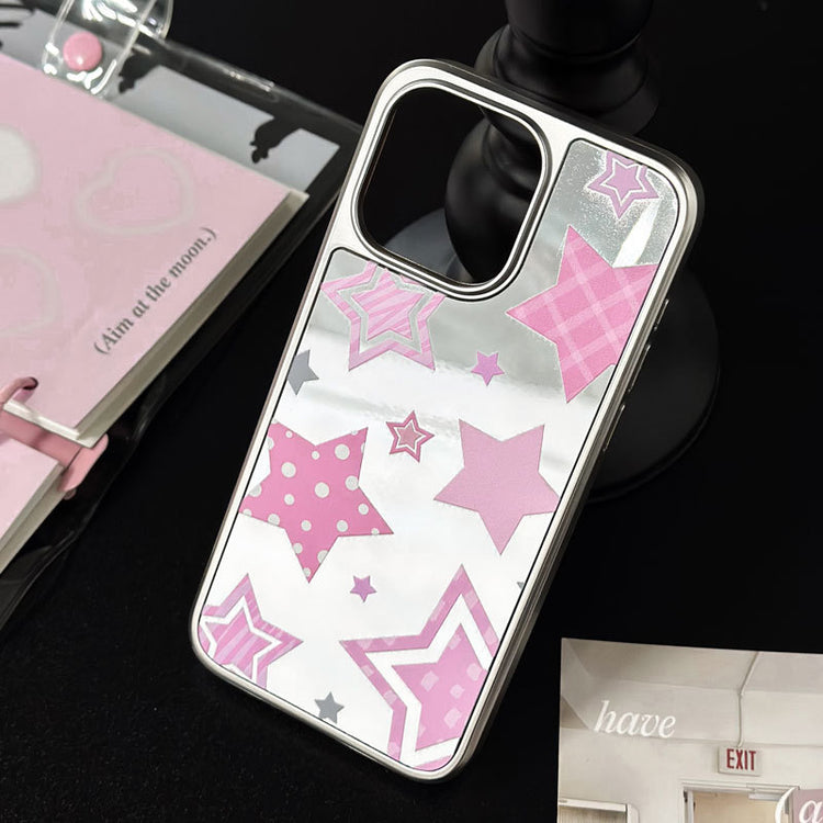 手機殼|14Pro適用iPhone15磁吸蘋果16手機殼鏡面碳纖紋殼華為P70小米「LR1769」25.06-4