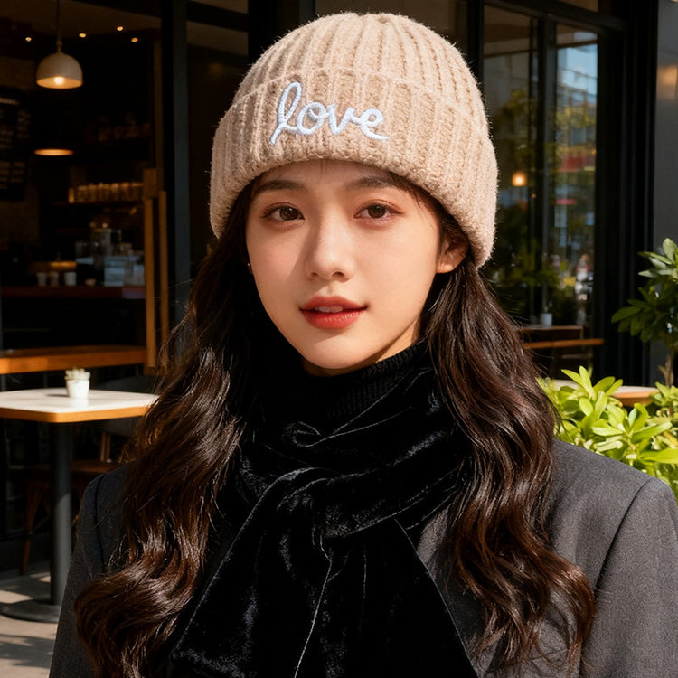 流行帽子|秋冬保暖帽子女大頭圍粗線針織帽戶外防寒護耳顯臉小毛線帽男冷帽「C5700」25.10-2