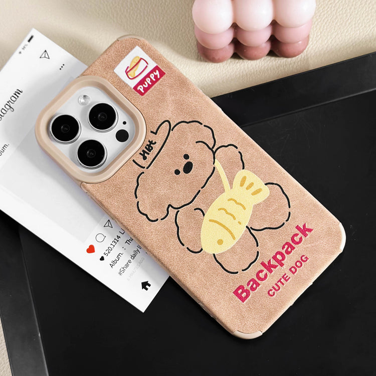 手機殼|iPhone14貼皮殼蘋果16手機殼15PROMAX保護套13Pro卡通12適用「LR1198」24.12-1