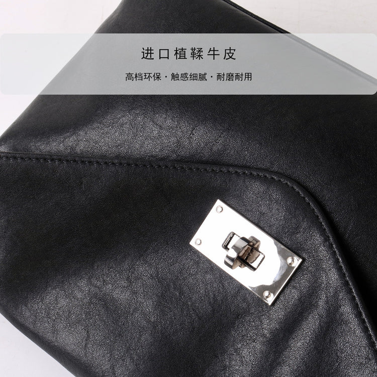 質感真皮 | 2025新款植鞣牛皮高級感輕奢鉚釘腋下信封小方包單肩斜挎百搭「OS52942」25.09-1
