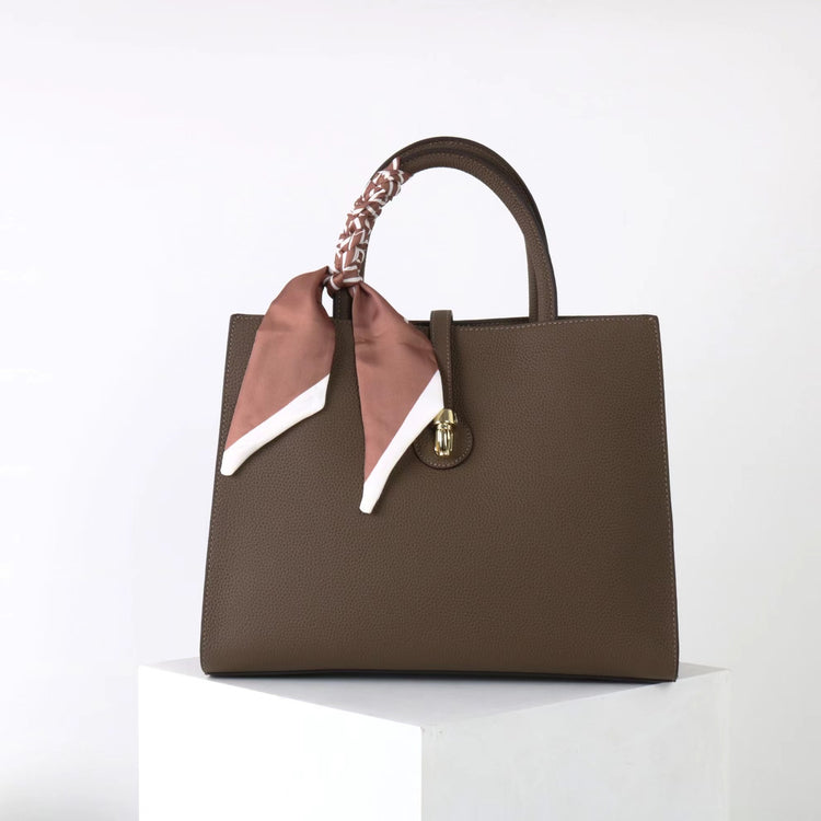 質感真皮|2025春夏新款手提包女士大容量質感單肩包簡約通勤斜背包小眾設計「OS793」25.05-2