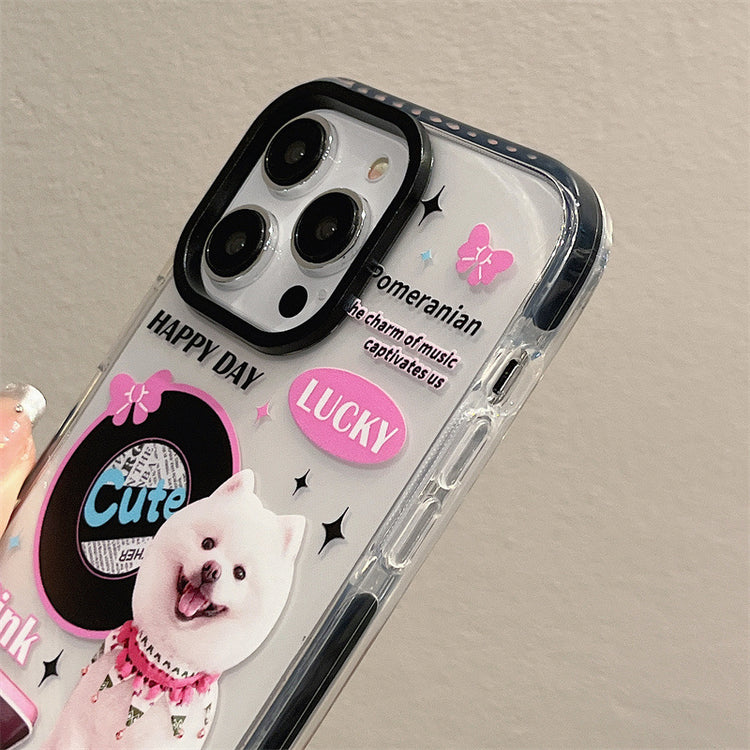 手機殼|iphone16promax手機殼14時尚蘋果15黑圈雙色殼11Pro抖音熱銷「WYB0223」24.11-3