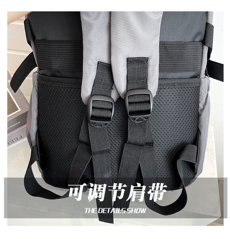 致青春|新款男士背包新款雙肩包 電腦旅行時尚潮流 初高中大學生書包「20-123」25.10-2