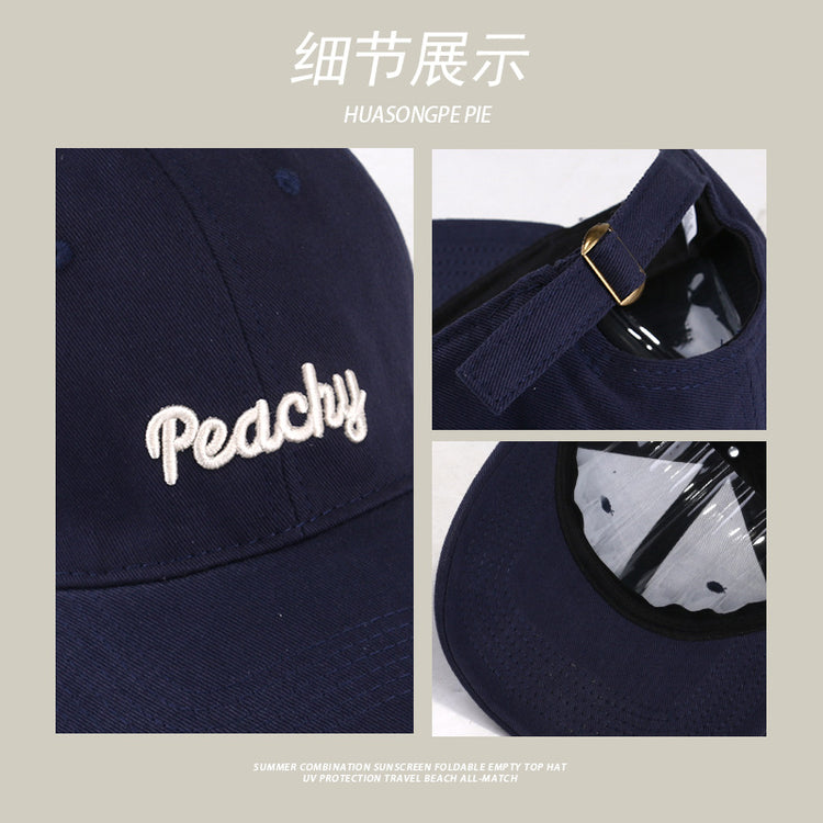 流行帽子|帽子男士戶外防曬棒球帽春夏出行顯臉小遮陽帽百搭女生休閒鴨舌帽「C3756」24.03-3