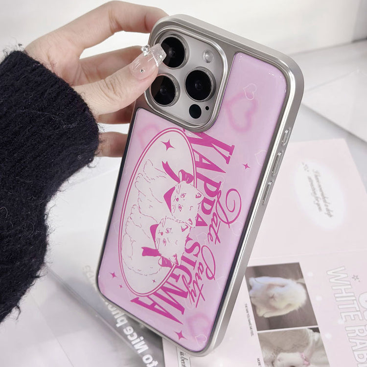 手機殼|華為p70pro電鍍銀邊滴膠13蘋果16手機殼iPhone15Promax適用14「LR1524」25.03-3