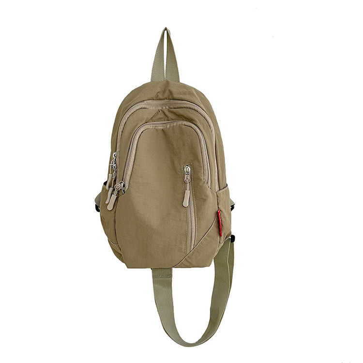 致青春|工裝風簡約單肩包2025跨國新款休閒ins男背包純色百搭斜背包批發「0997-122」25.03-4