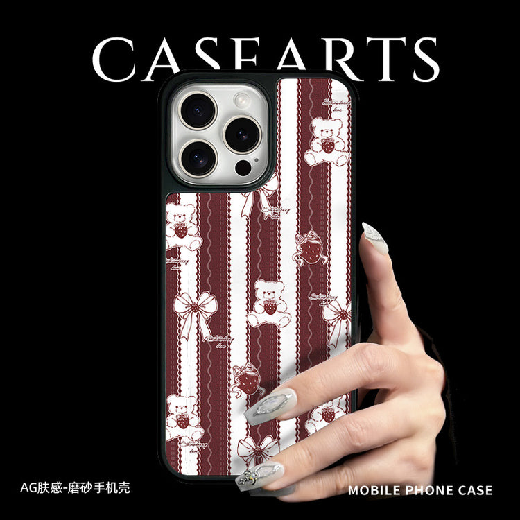 手機殼|iPhone15pro適用13蘋果16磁吸手機殼AG磨砂碳纖紋15Promax女「LR1397」25.04-2