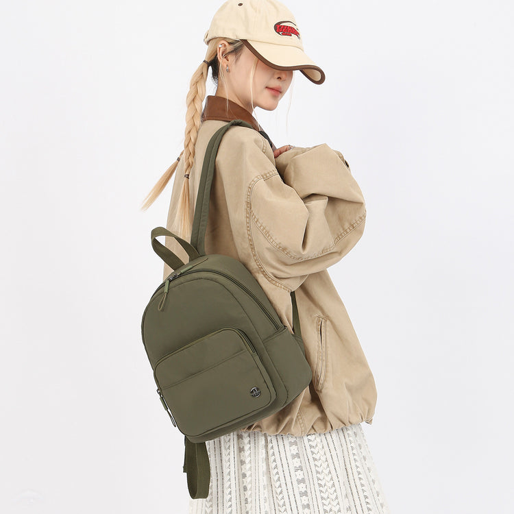 致青春|簡約雙肩包防潑水休閒運動背包日系潮流大容量上班通勤雙肩包「9780-123」25.11-1