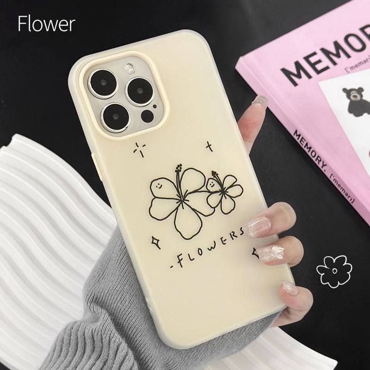 手機殼|蘋果13手機殼iPhone16pro硅膠14Plus膚感果凍14適用12女款11「LR1881」25.08-3