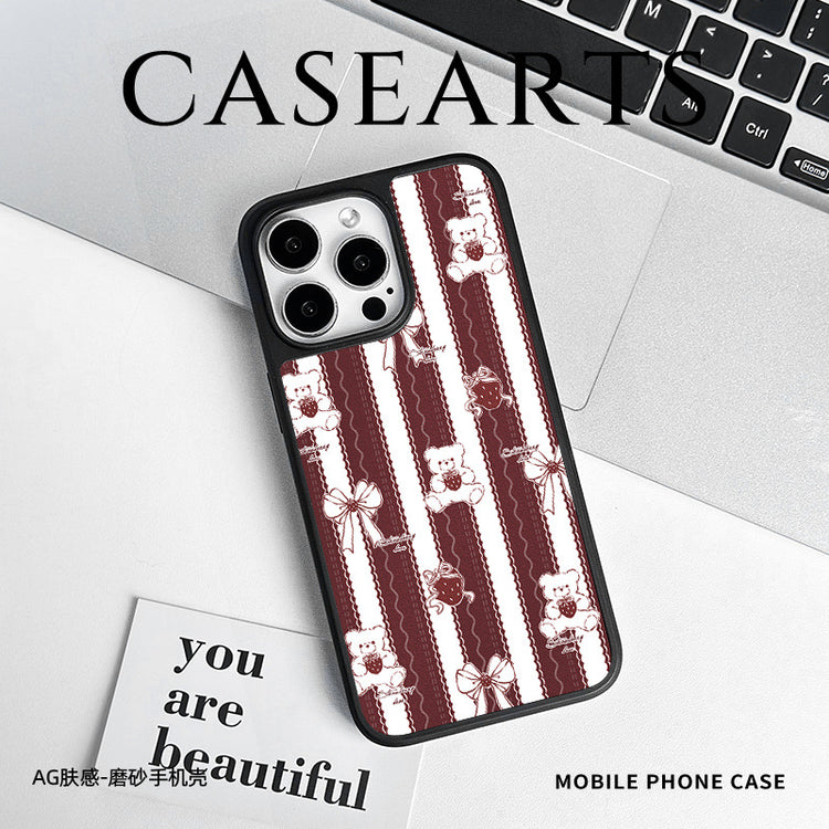 手機殼|iPhone15pro適用13蘋果16磁吸手機殼AG磨砂碳纖紋15Promax女「LR1397」25.04-2