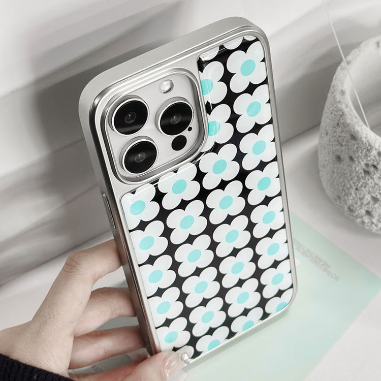 手機殼|蘋果16ProMax條紋13Pro適用蘋果14/13/12電鍍銀邊滴膠「LR1604」25.04-4