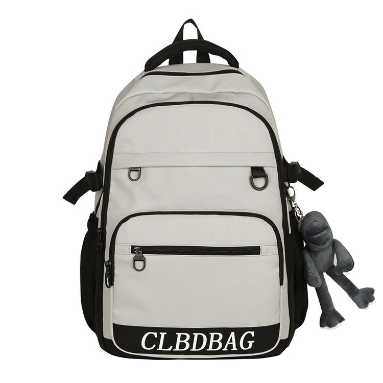 致青春|2024年新戶外旅行雙肩包韓版大容量國中生背包高顏值大學生書包男「9658-131」24.04-4