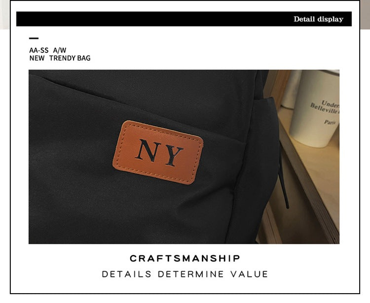 致青春|2024年新尼龍雙肩包機能包街頭潮流工裝風中性風通勤短途旅行背包「8152-130」24.07-2