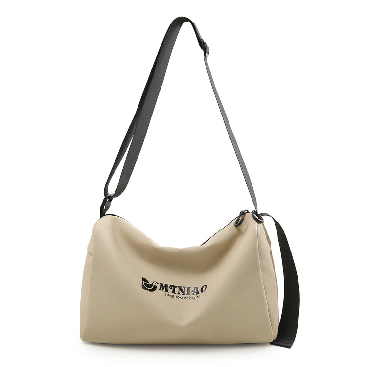 致青春|時尚情侶斜背包新款簡約百搭設計感單肩包大容量休閒質感背包批發「2516-117」25.11-2