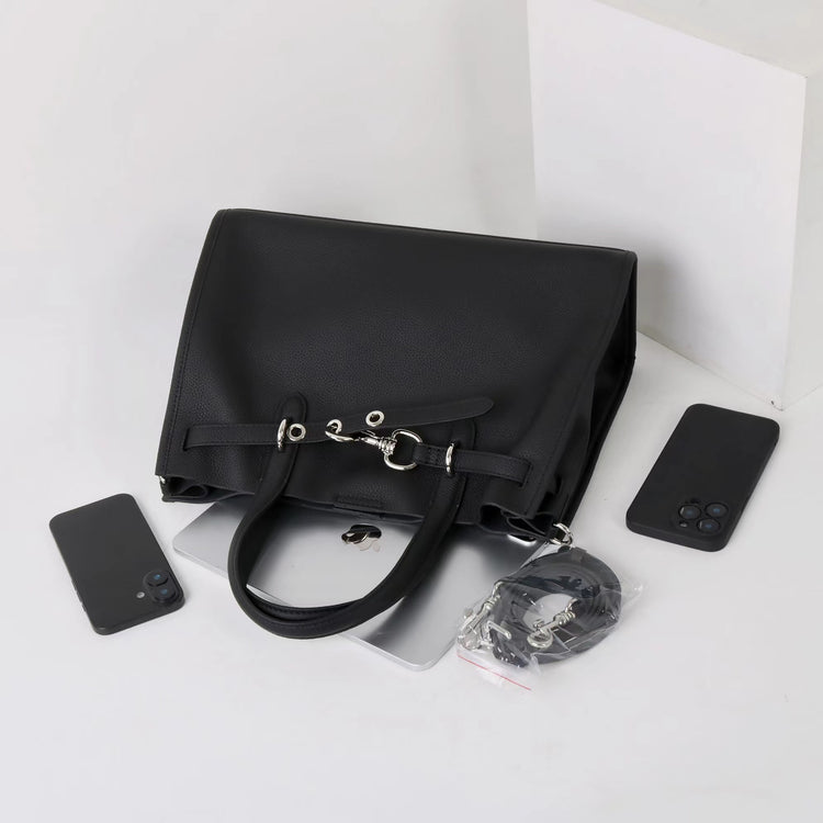 質感真皮|2025新款百搭高級大容量時尚手拎單肩斜背包通勤真皮女包質感「52930 523006」25.05-1