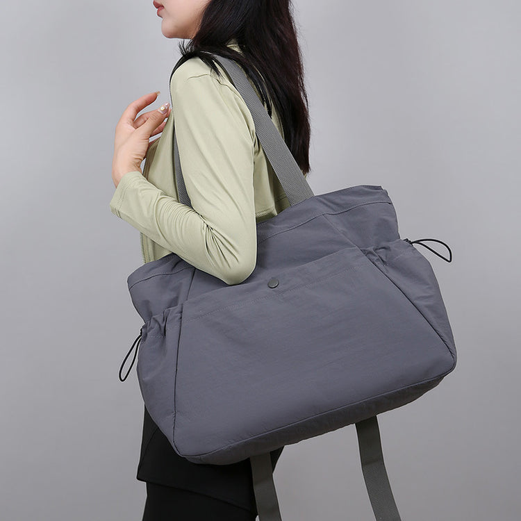 致青春|托特包女大容量小眾通勤包日常搭配便捷出行收納單肩包百搭健身包「5202-129」25.05-3