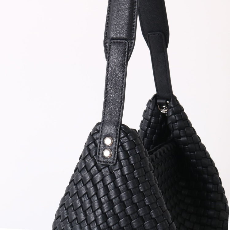 質感真皮|2025新款編織托特包女新款小眾設計高級感通勤大容量單肩腋下包包「7030」25.06-3