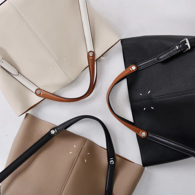 質感真皮|2025新款頭層牛皮手提托特包真皮水桶包小眾高級感腋下包時尚單肩包「2963」25.02-3