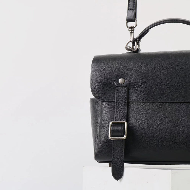 質感真皮|秋冬復古植鞣牛皮雙肩包2024新款單肩斜跨劍橋背包時尚百搭「3731」24.12-5