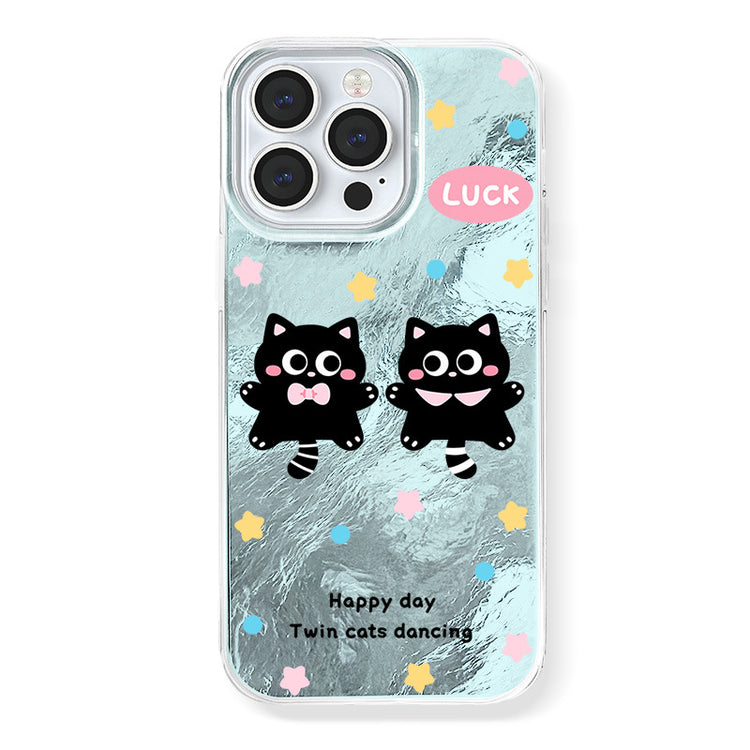 手機殼|蘋果16手機殼13卡通12適用14Pro冰川紋iPhone15Promax女款11「WYB1019」25.02-3