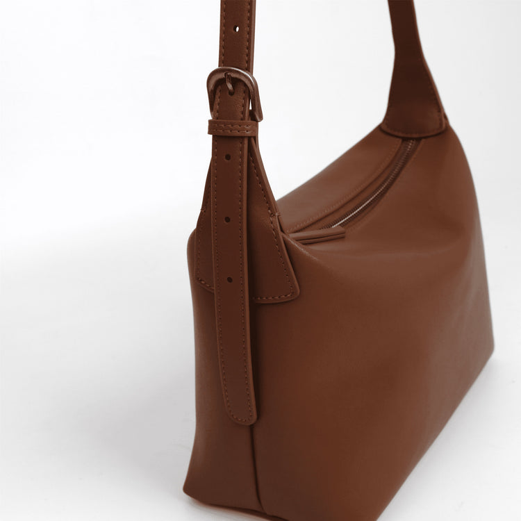 質感真皮|植鞣牛皮復古通勤包大容量托特包女2024新款百搭高級感單肩斜挎包「83062#」24.06-2