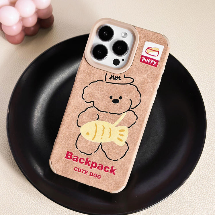 手機殼|iPhone14貼皮殼蘋果16手機殼15PROMAX保護套13Pro卡通12適用「LR1198」24.12-1