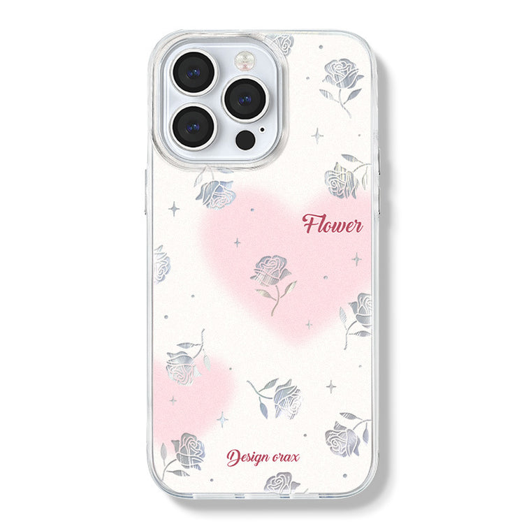 手機殼|iPhone15pro羽紗手機殼女蘋果14/13硅膠11適用12Pro大孔透明「WYB0849」24.07