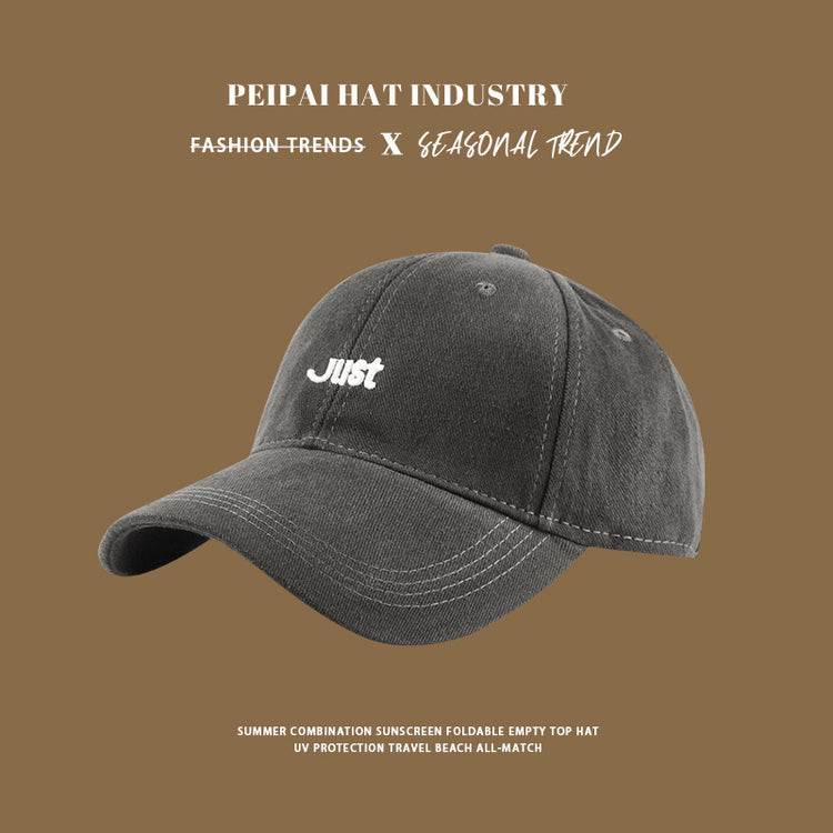 流行帽子|帽子加大加深寬帽檐棒球帽男女同款百搭大頭圍鴨舌帽運動遮陽潮「C4424」24.09-3