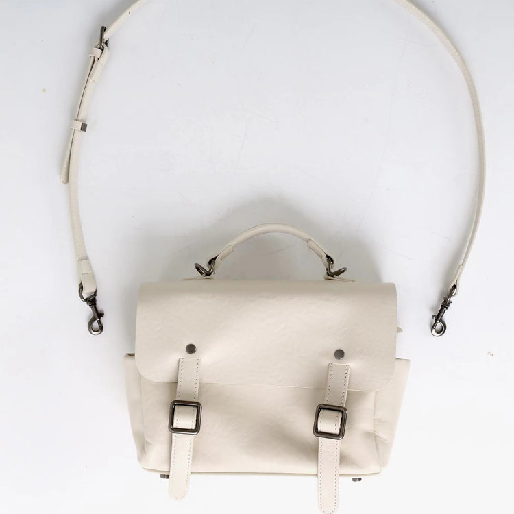 質感真皮|秋冬復古植鞣牛皮雙肩包2024新款單肩斜跨劍橋背包時尚百搭「3731」24.12-5