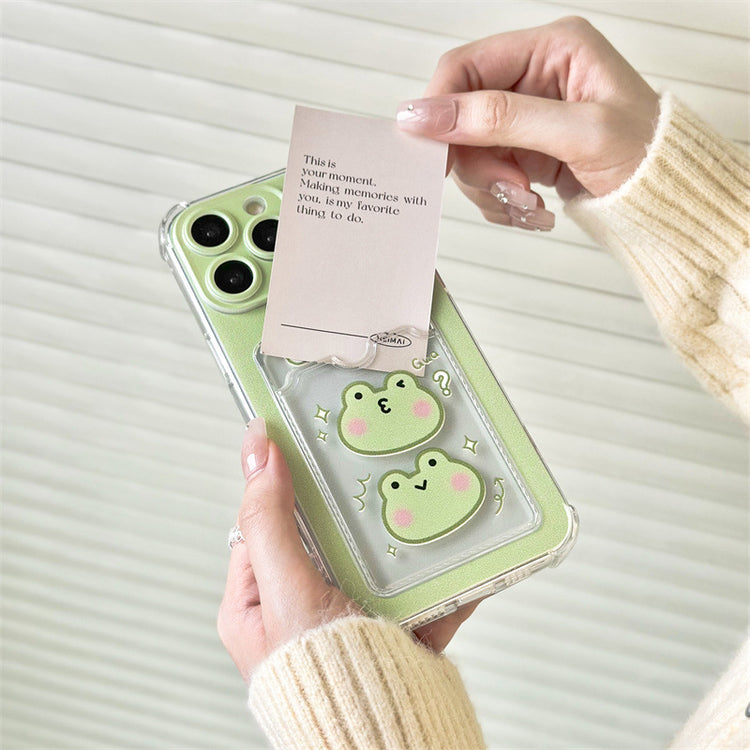 手機殼|適用蘋果15卡包透明手機殼iPhone14Pro卡通xs代發13彩繪tpu「WM0537」24.07