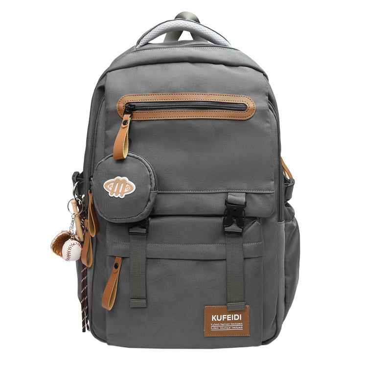 致青春|書包男大學生日系休閒旅行雙肩包輕便百搭大容量初高中生電腦背包「9050-138」25.09-4