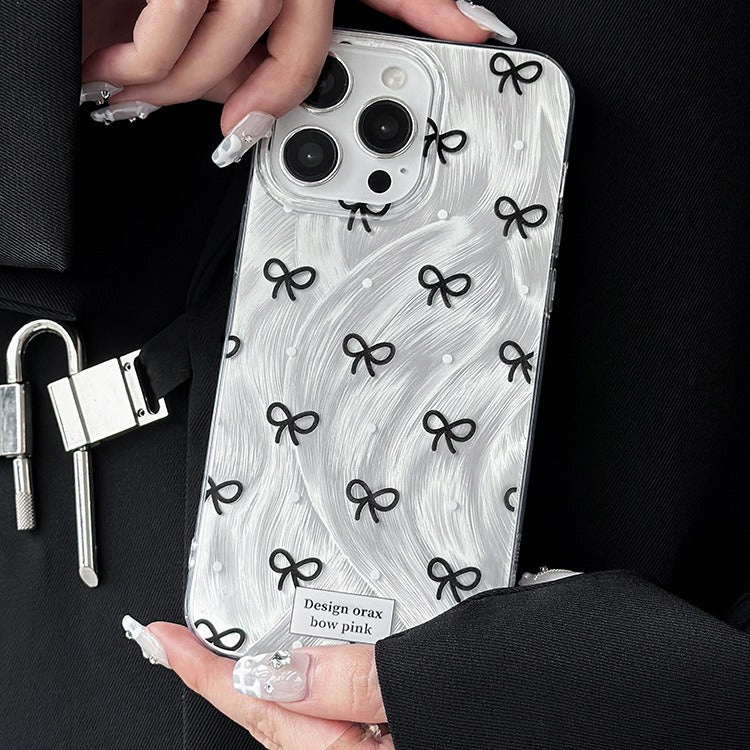 手機殼|iPhone手機殼15Promax適用12大孔透明13羽紗11新款蘋果14Pro「WM0636」24.07
