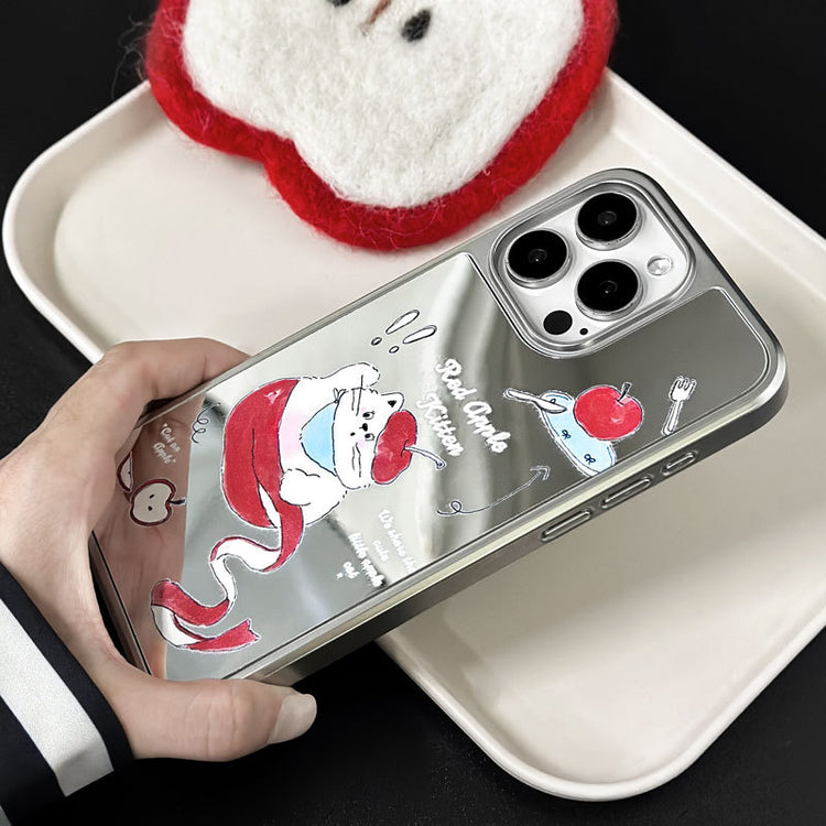 手機殼|磁吸手機殼13適用蘋果16ProiPhone15鏡面碳纖紋小米14華為P70「LR1790」25.06-3