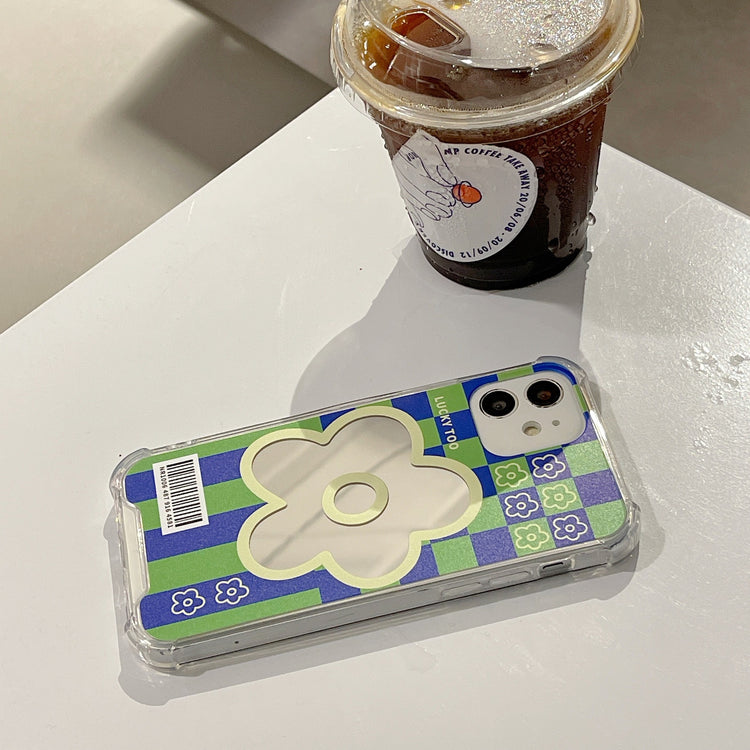 手機殼|棋盤格13適用iphone16手機殼蘋果15Pro鏡面殼華為mate60Pro手機殼「BQ2323」25.01-2