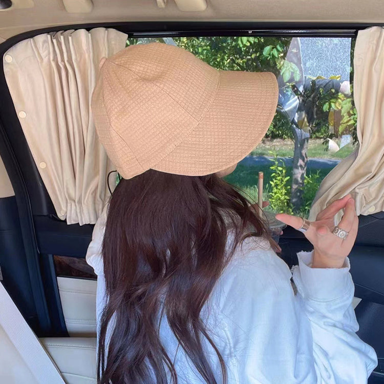 流行帽子|高品質漁夫帽帽子春夏女百搭戶外防曬運動遮陽帽學生時尚鴨舌帽子「C1357」24.04-1