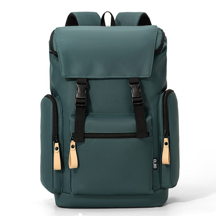 致青春|雙肩包男簡約休閒出行潮流通勤背包大容量運動戶外登山包「9760-133」25.08-4