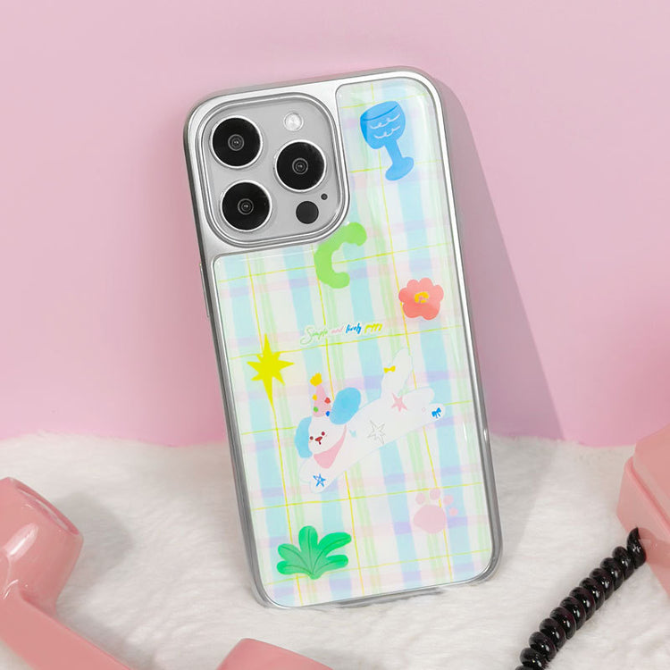 手機殼|iPhone14電鍍銀邊滴膠13蘋果16Pro手機殼批發15適用小米15PRO「LR1638」25.05-1