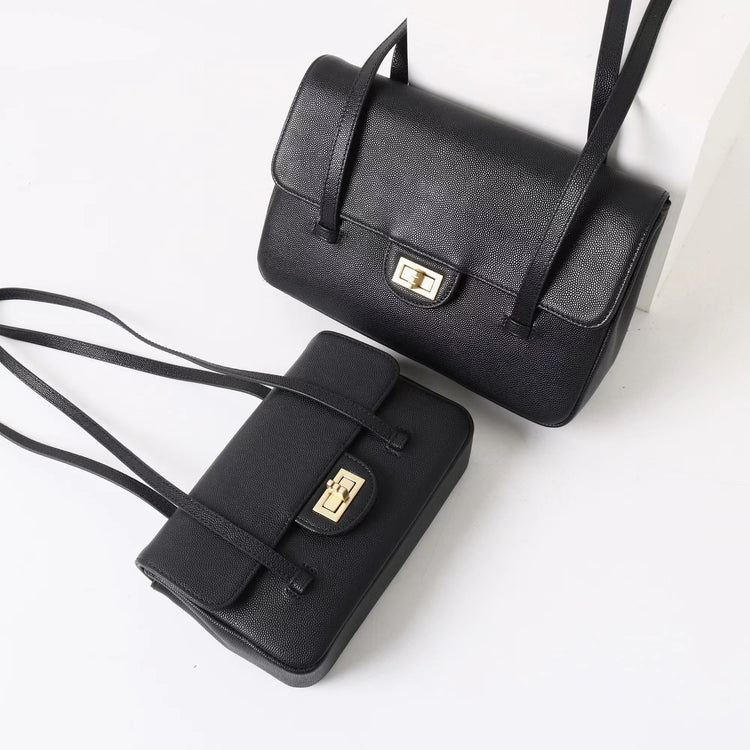 質感真皮|2025新款球紋頭層牛皮復古小香風jennie同款腋下包小方包單肩包女「X9011 D9012」25.12-1