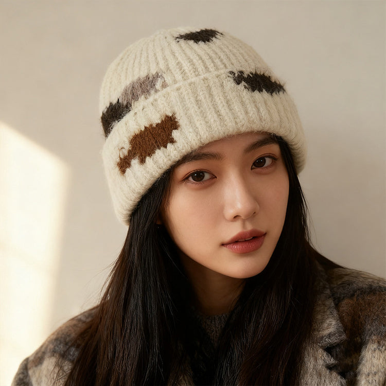 流行帽子|2025秋冬季新款時尚針織帽子女韓版學生百搭保暖毛線帽男戶外冷帽「C5573」25.12-1
