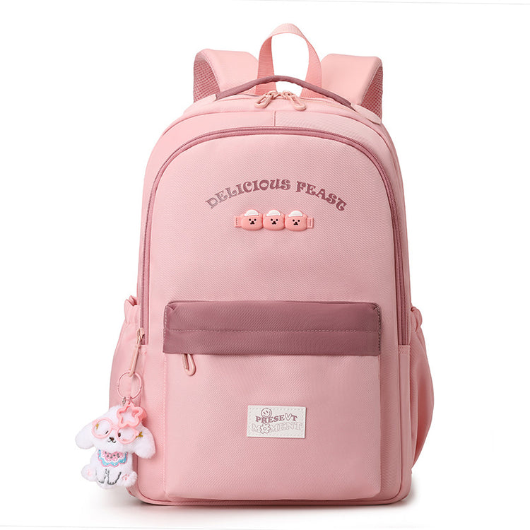 致青春|新款學生書包女韓版國中女生高中生大容量雙肩包簡約大容量背包「1496-134」25.12-1