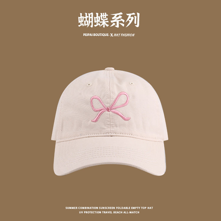 流行帽子|帽子防曬帽夏季女戶外防紫外線遮陽帽遮臉日系小清新顯臉小鴨舌帽「C4040」24.06-1