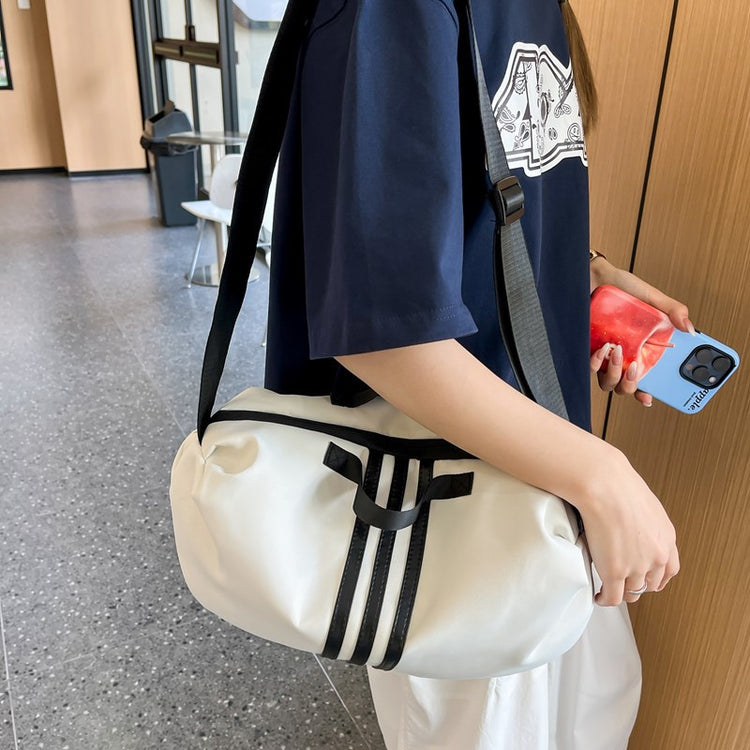 致青春|大容量包包女2024新款時尚尼龍布包夏天休閒短途旅行單肩「8605-120」24.06-4