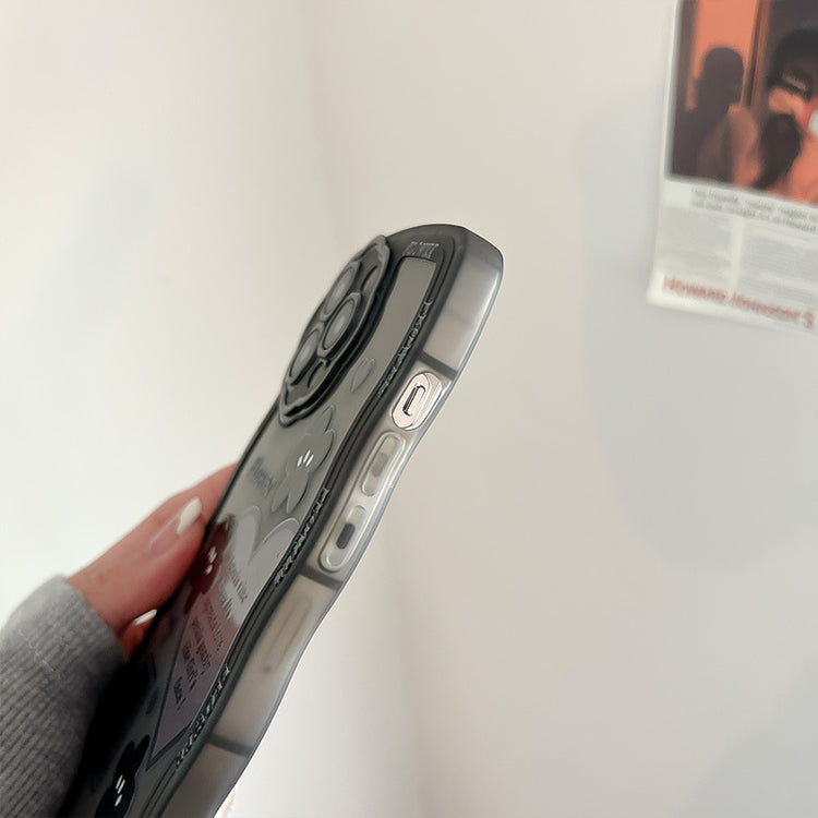 手機殼|適用蘋果14Promax光油花孔波浪手機殼iphone13抖音熱銷11批發「BQ4972」25.02-2