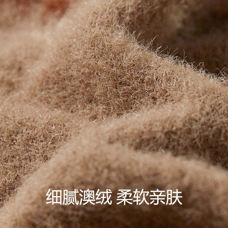 女襪|復古費爾島小狗襪子女彈力軟糯舒適澳絨襪秋冬季加厚保暖中筒襪「DJ2036」24.12-3